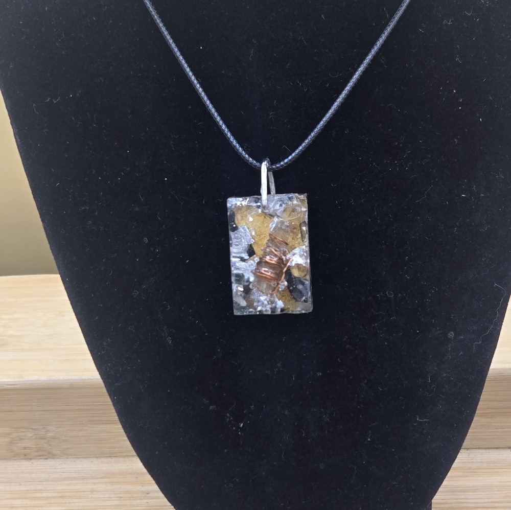 Orgonite Pendant Necklace EMF Protection